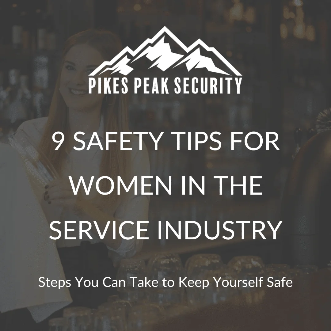 Blog graphic for 9 Safety Tips from Women in the Service Industry